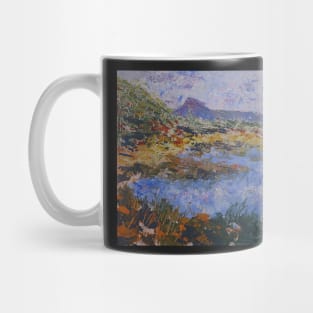 Rivers Edge - Acrylic - Palette Knife Mug